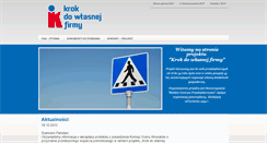 Desktop Screenshot of krokdofirmy.bcp.org.pl