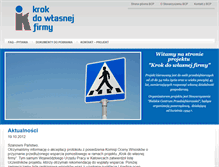 Tablet Screenshot of krokdofirmy.bcp.org.pl